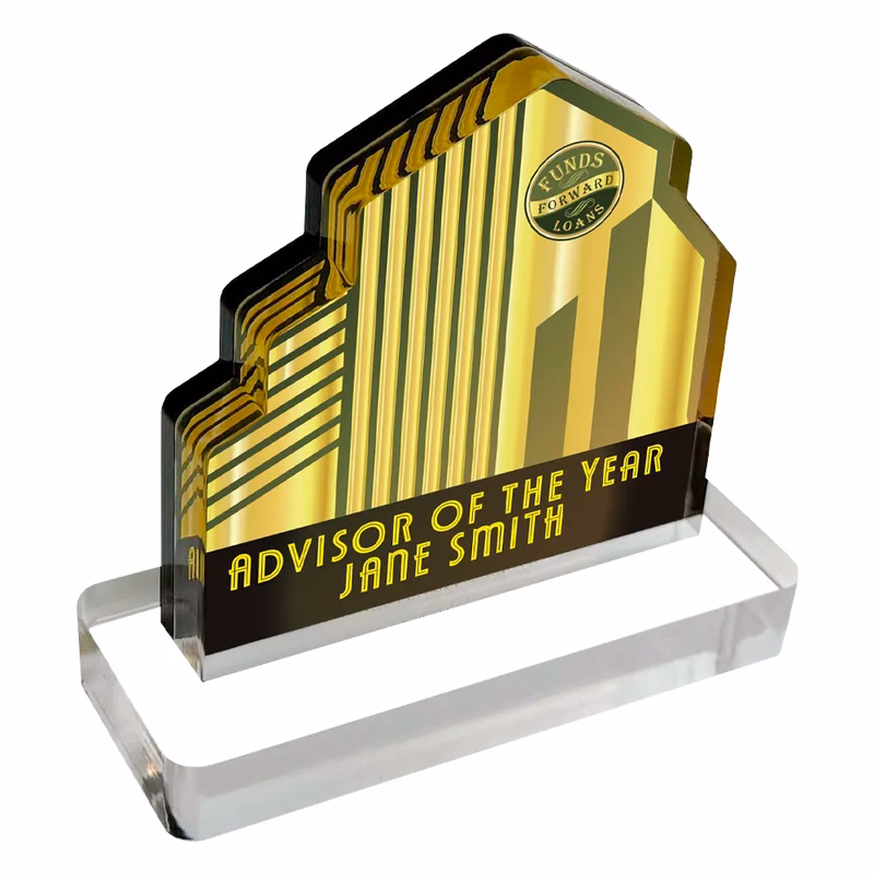3/4" Custom Full Color Acrylic Awards