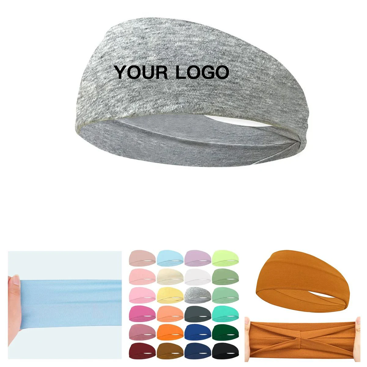 Breathable Sport Headband with Sweat Absorption 1