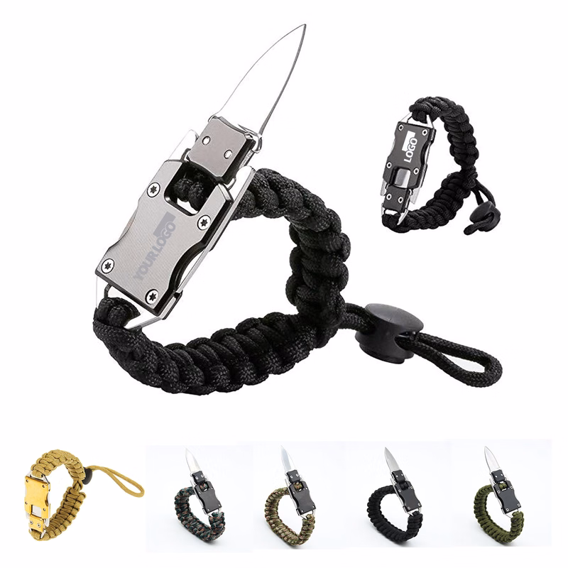 Paracord Bracelet With Hidden Knife
