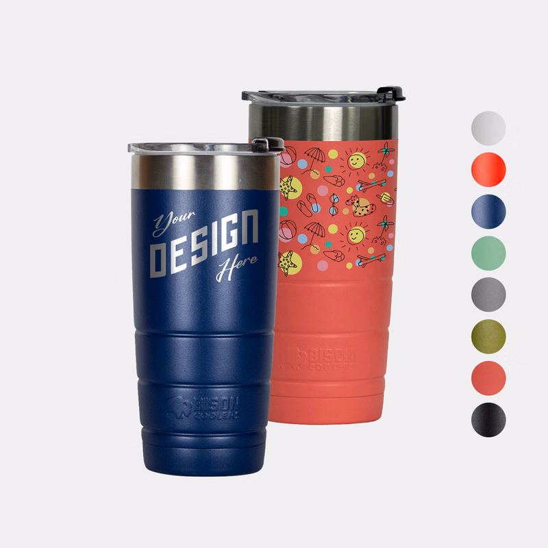 22 oz Bison® Stainless Steel Insulated Leakproof Tumbler