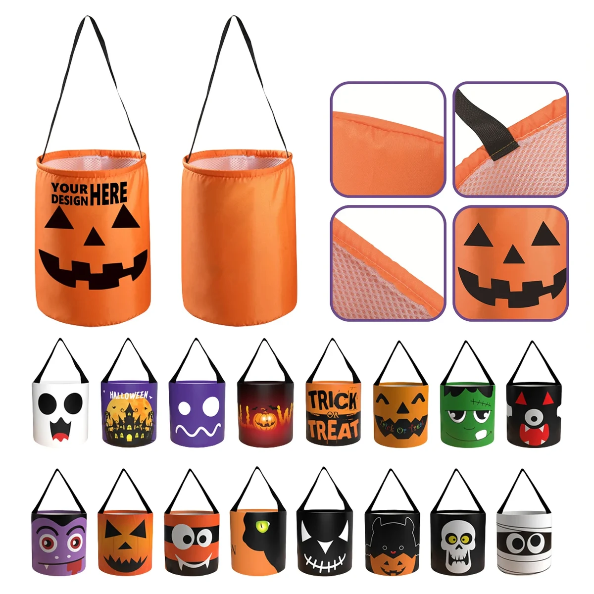 Halloween Tote Bag, custom tote bag with logo imprint 1