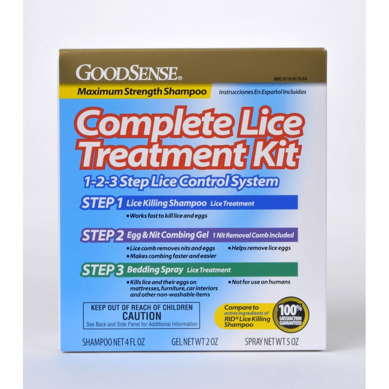 Lice Treatment Kits - 3 Steps