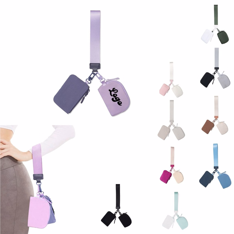 Hands-Free Leather Wrist Pouch for Everyday Essentials