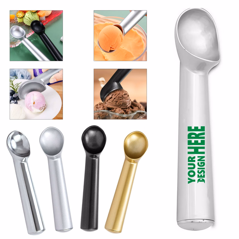 Aluminum Alloy Dessert Spoon for Ice Cream