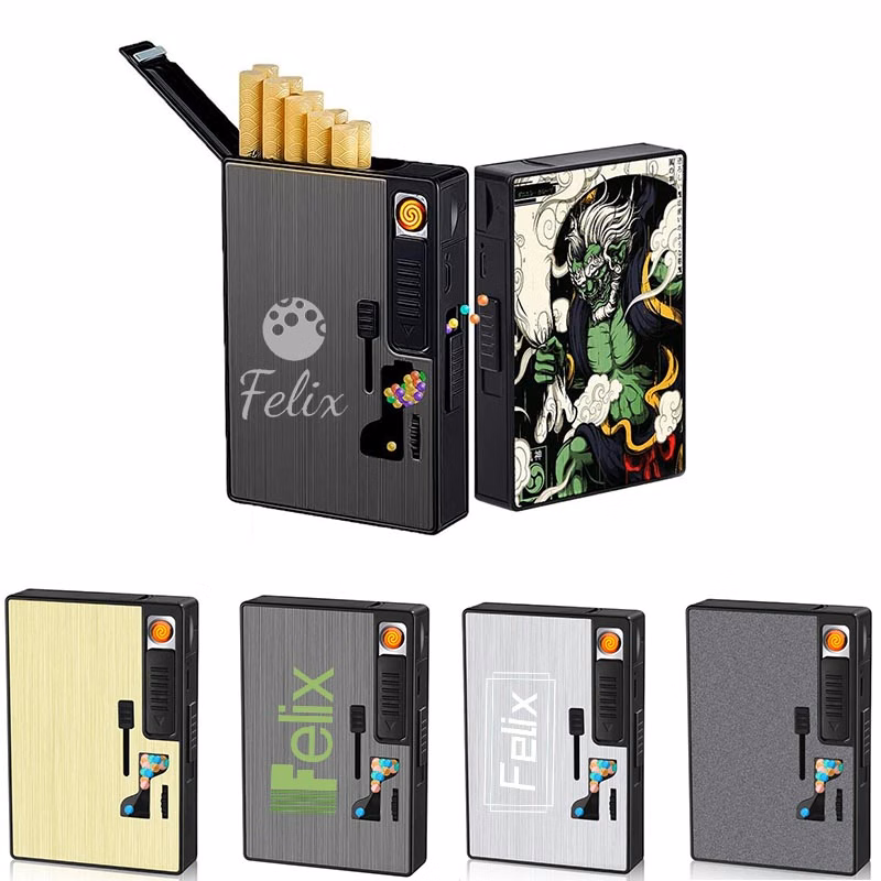 Cigarette Case With Electric Lighter