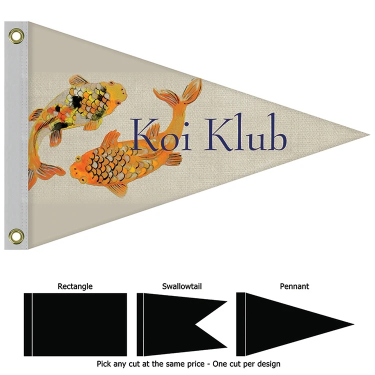 Single Reverse Nylon Boat Flag (24"x36") 1
