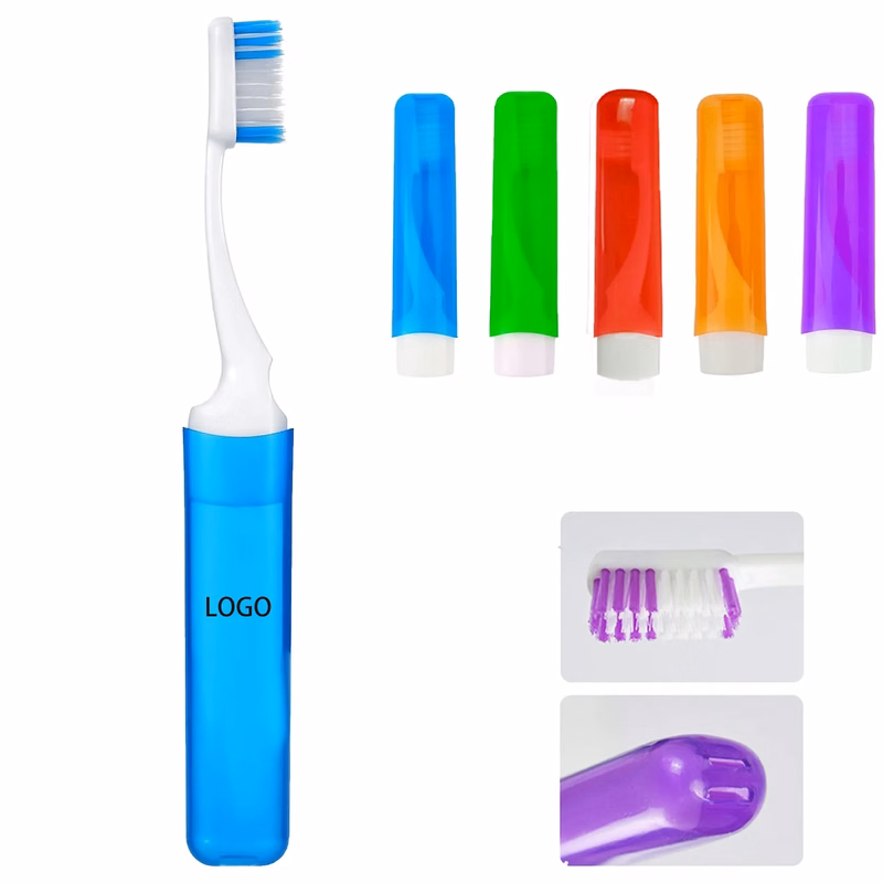 Folding Travel Toothbrush with Case