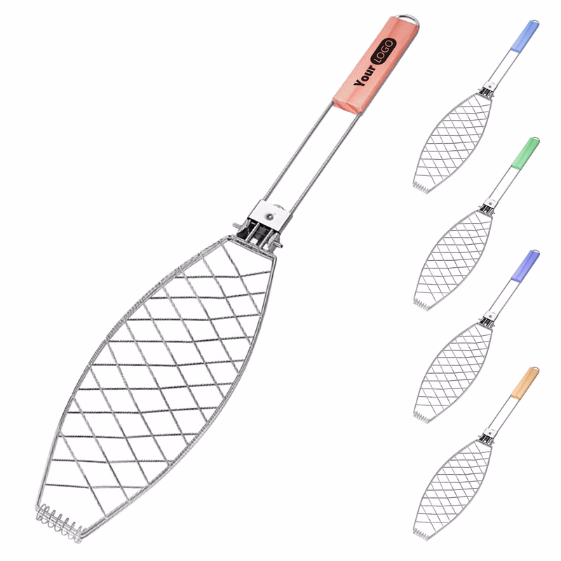 Stainless Steel Customizable Fish Grilling Basket For Bbq Lovers