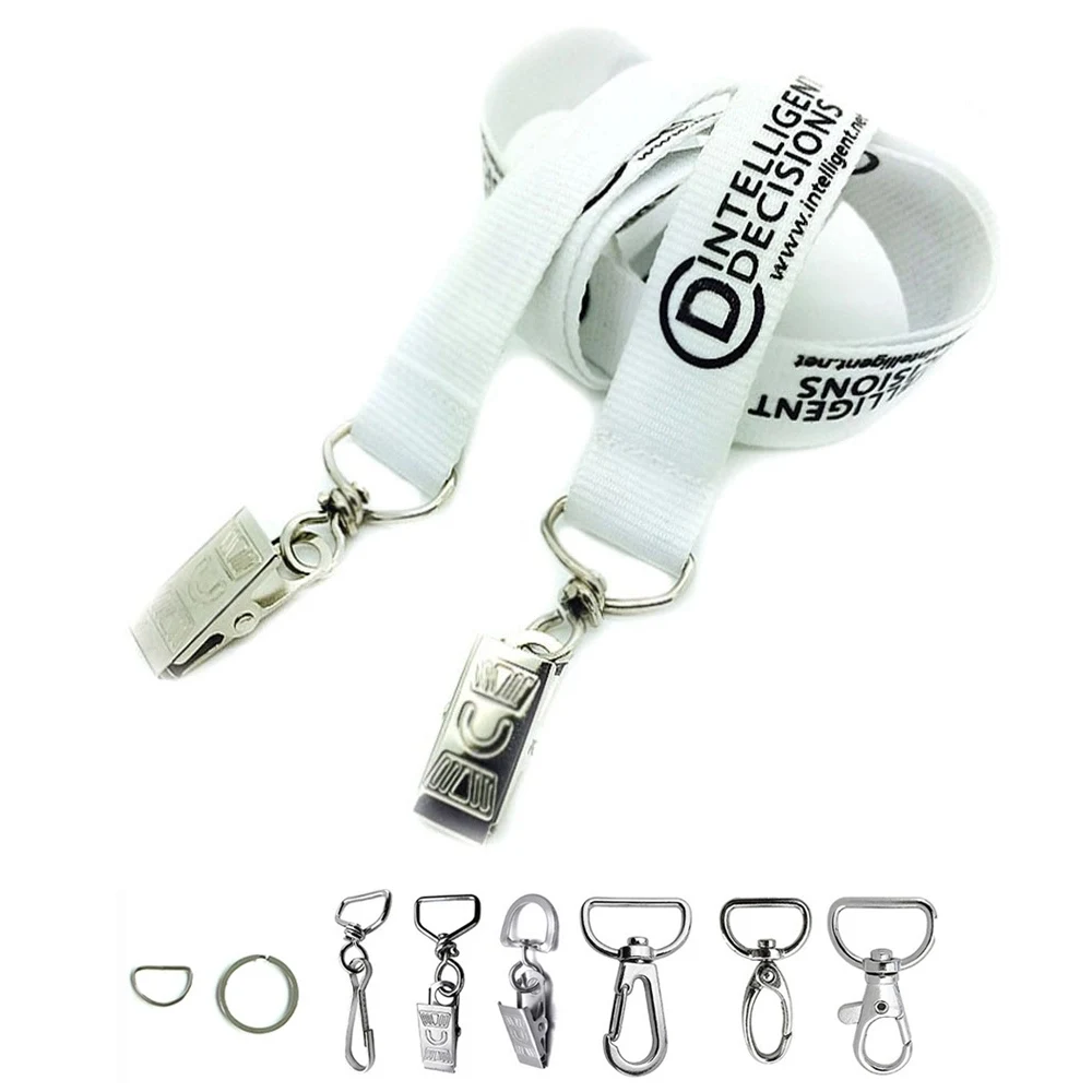 3/4" Preminum Silkscreen Polyester Lanyard w/2 Swivel Hooks 1