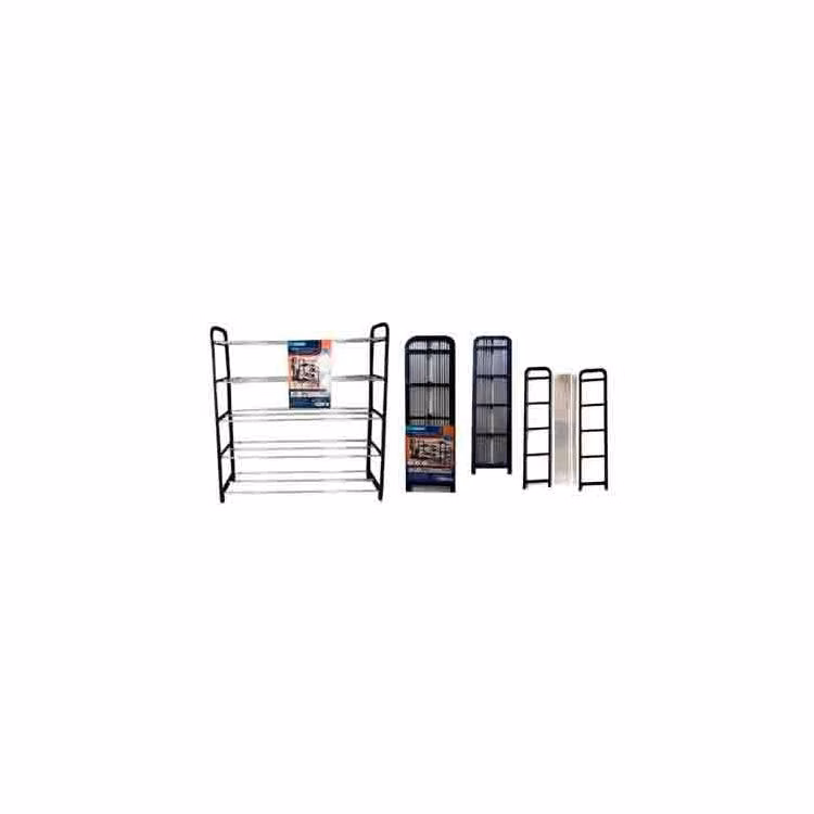 Shoe Racks - 5 Tier Black