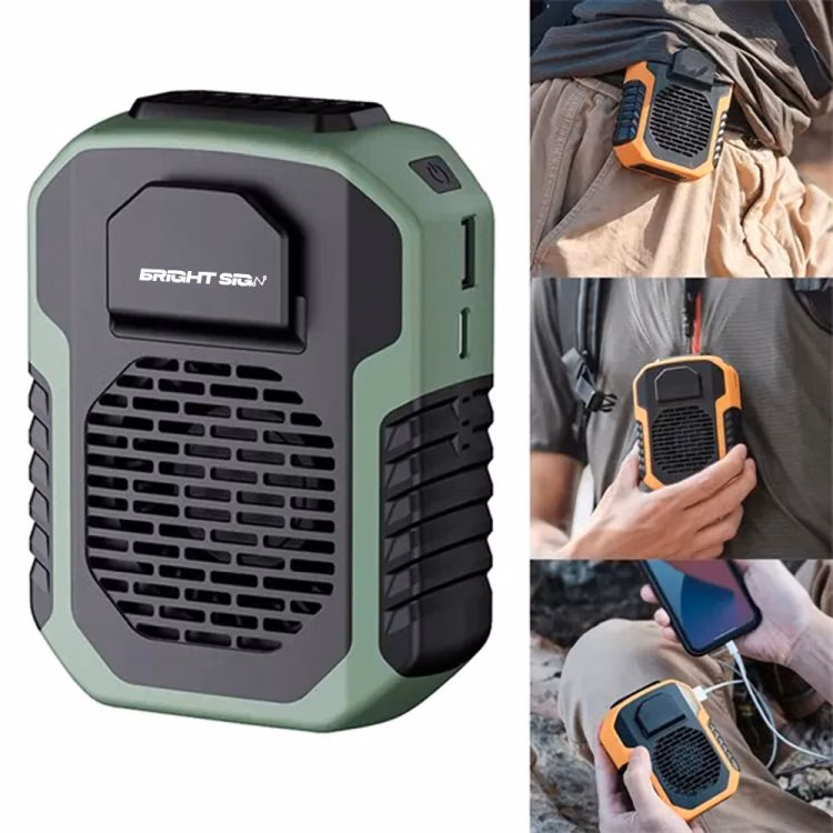 Clip-On Rechargeable Waist & Neck Fan