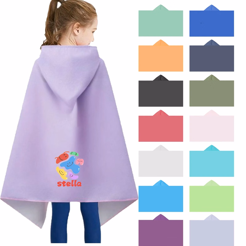 Kids' Hooded Beach Poncho Towel