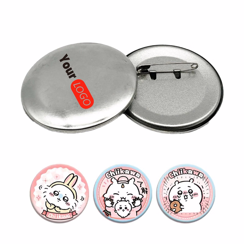 MOQ50 Round Button Pins for Promotions