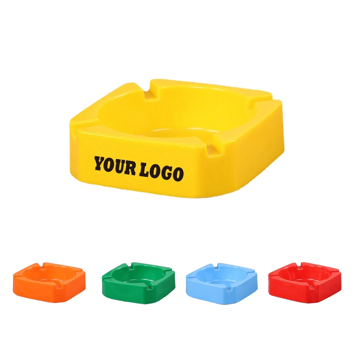 Square Plastic Melamine Cigarette Cigar Ashtray 1