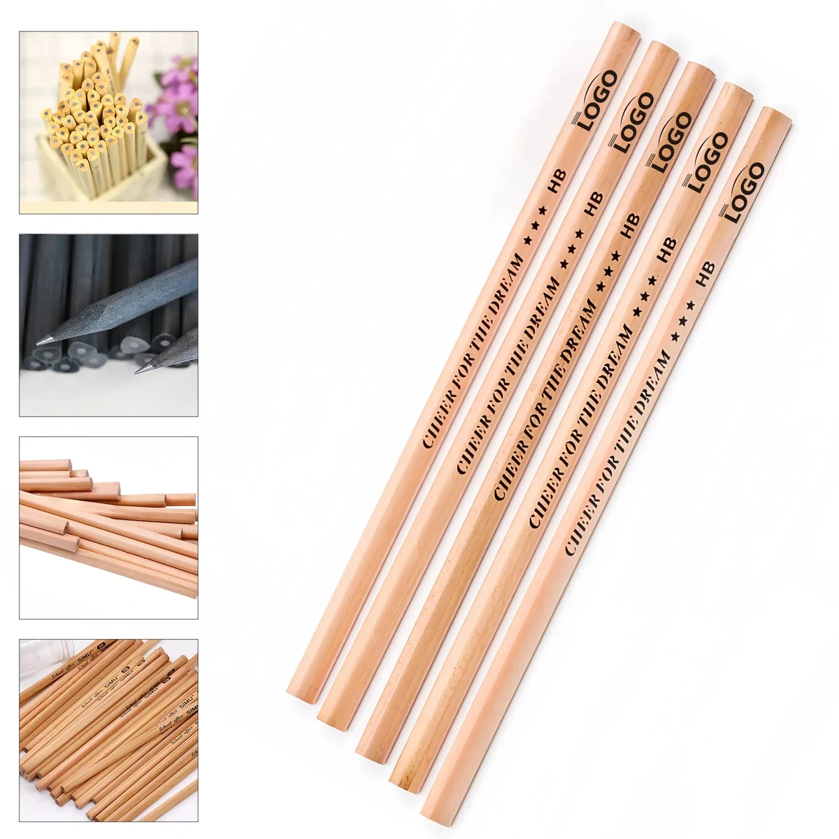 Double-Ended Wood Meeting Pencil For Professional Sketching 1