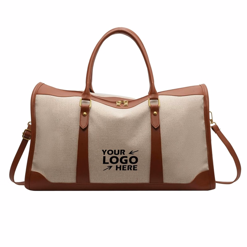 35L Premium Canvas Weekender Travel Gym Duffel Bag