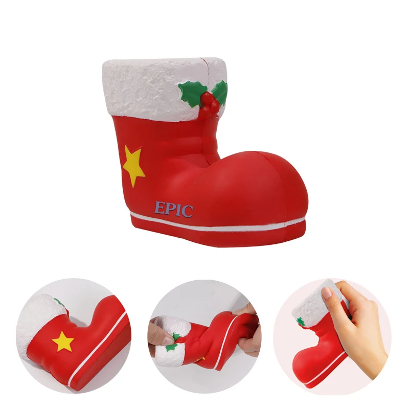 Simulated Christmas Boot Pressure Release Ball 1