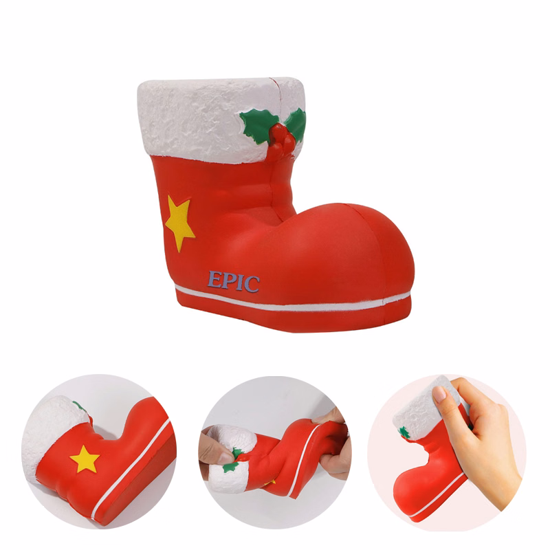 Simulated Christmas Boot Pressure Release Ball