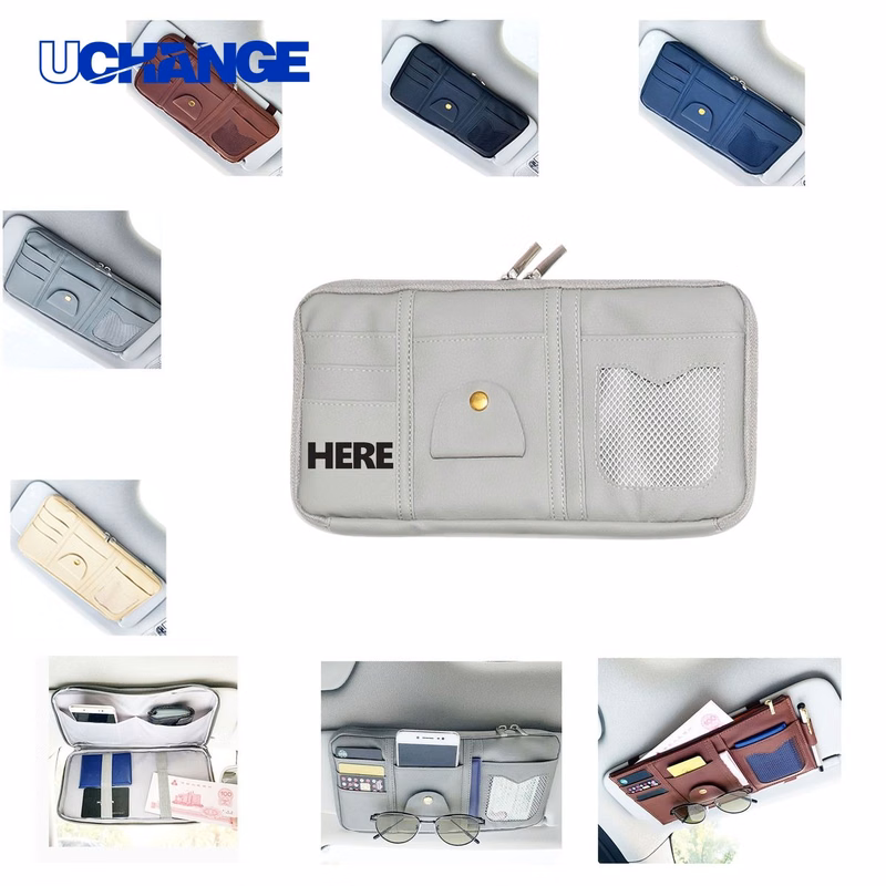 Leather Car Storage Pouch