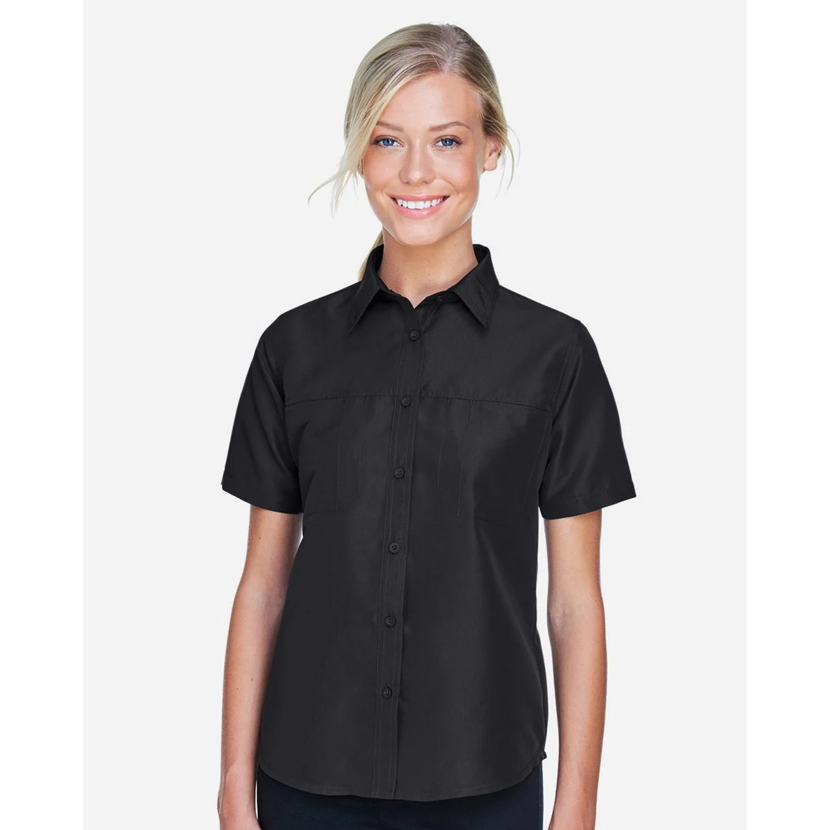 Women's Key West Short Sleeve Performance Staff Shirt - M580W 1