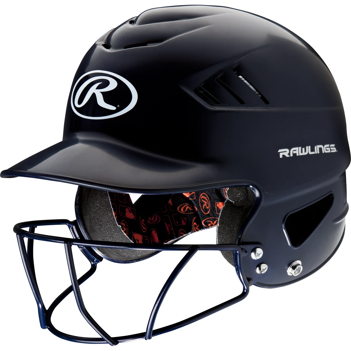 Rawlings Coolflo Batting Helmet with Facemask | Intermediate 1