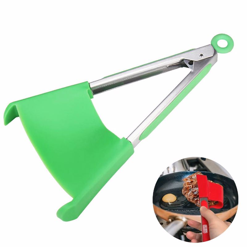 2 in 1 Kitchen Non-Stick Spatula & Tongs