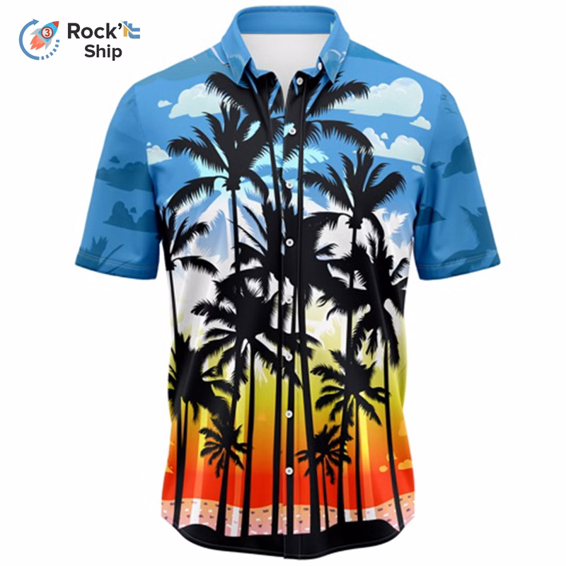 Rock'it 3-Day Unisex 135 GSM 4-Way Stretch Sublimation Hawaiian Shirts