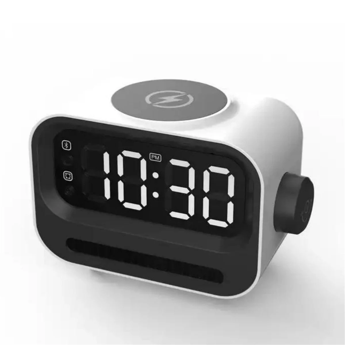 15W Wireless Charger with Alarm Clock and Speaker 1