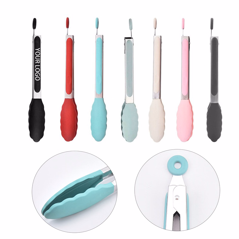 MOQ:5pcs Stainless Steel Food Tongs