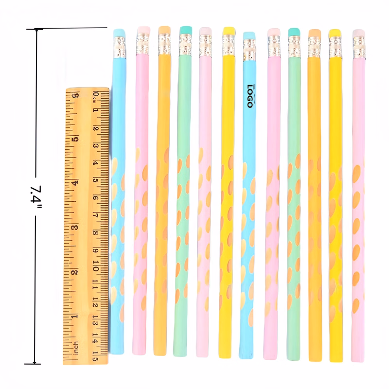 Triangular Dot Grip HB Pencil For Office And School Use