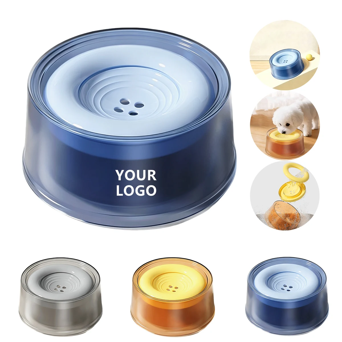 Pet Bowl with Floating Disc 1