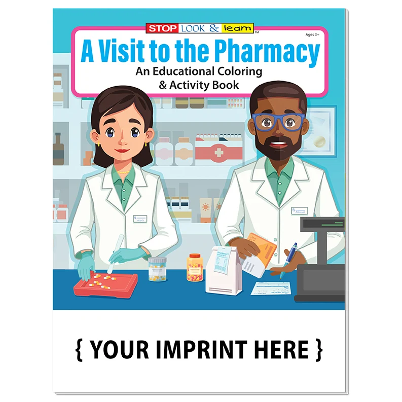 COLORING BOOK - A Visit to the Pharmacy Coloring & Activity Book 1