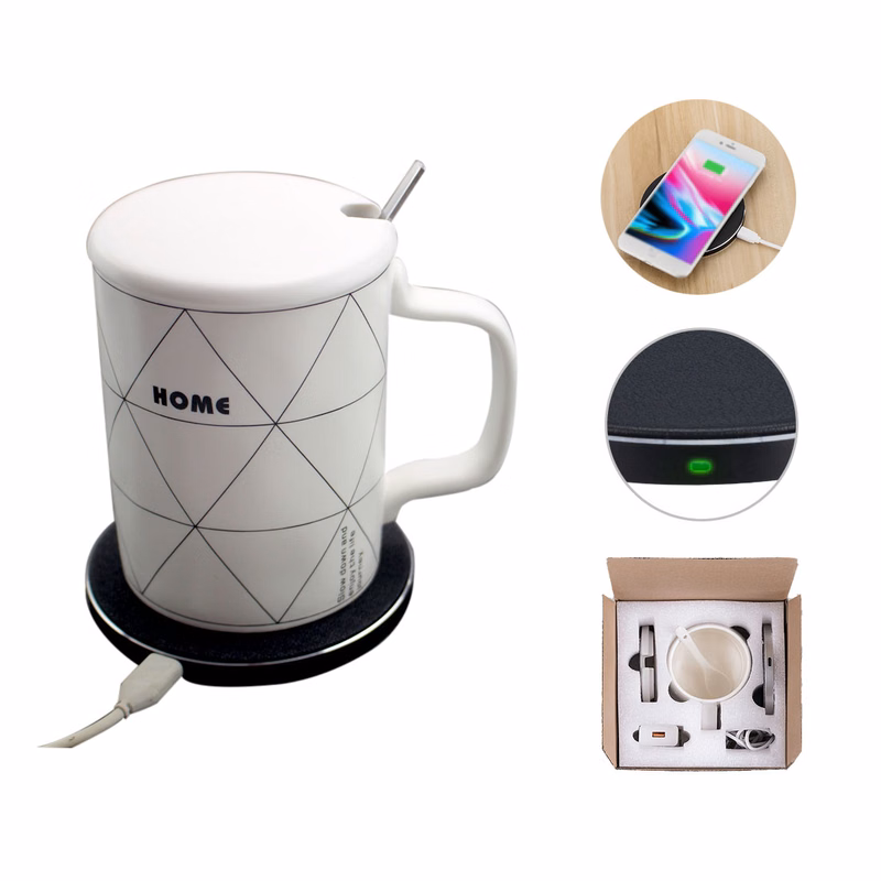15W Wireless Charging Water Cup Thermostatic Set