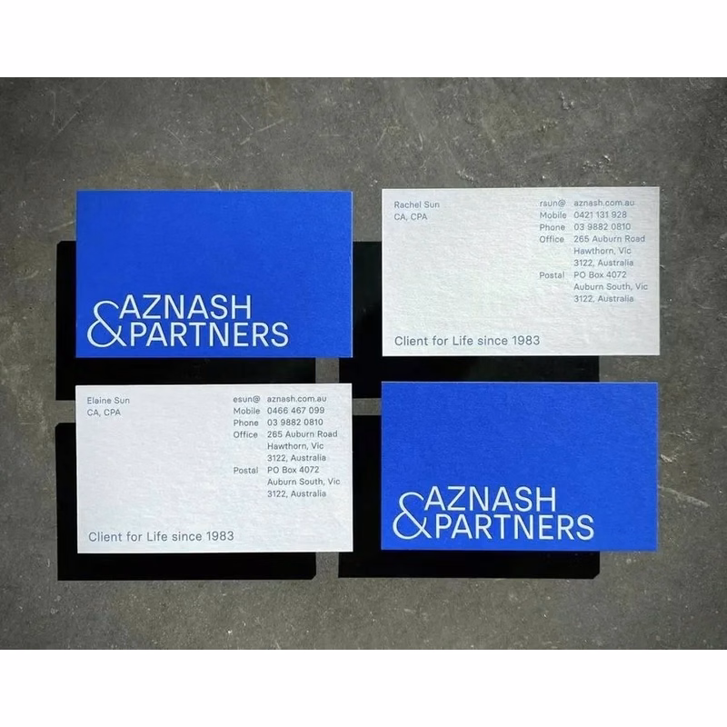 Rectangular Shaped Business Card