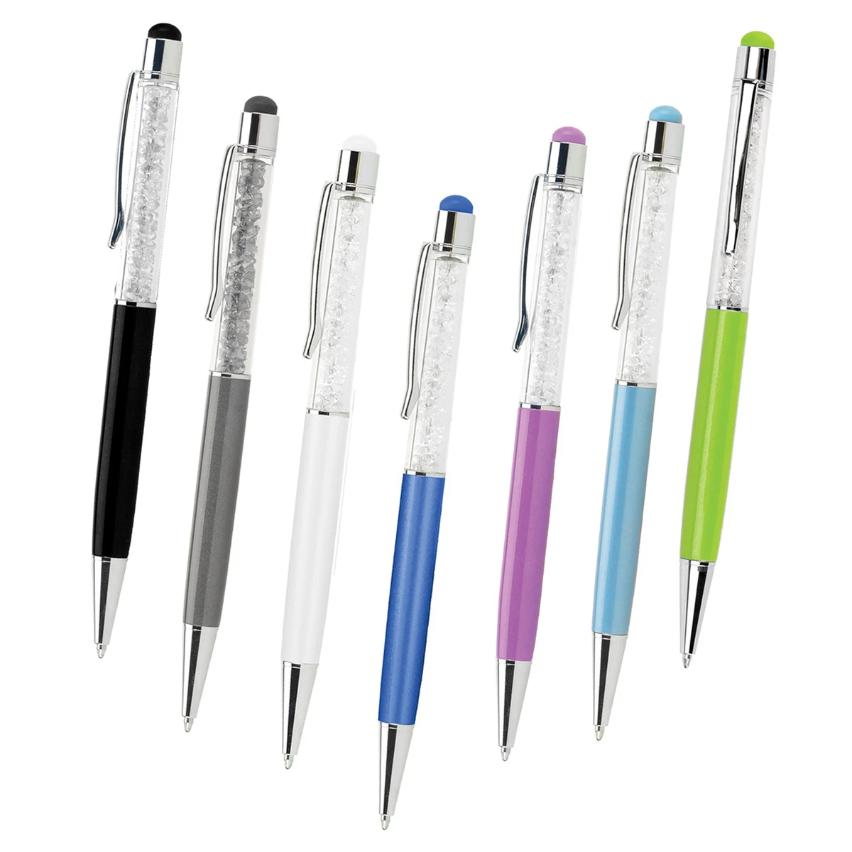 Capella Pastel Crystal Stylus Ballpoint Pen 1