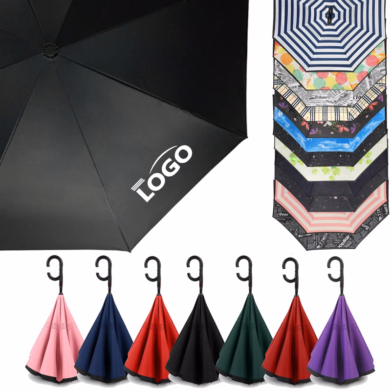 Handle Reverse Fold Umbrella Inverted Automatic Paragraph