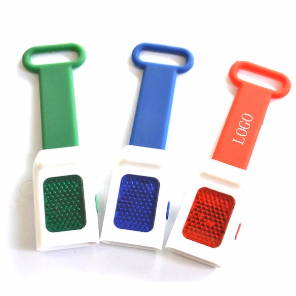 LED Reflective Bicycle Light with Silicone Strap