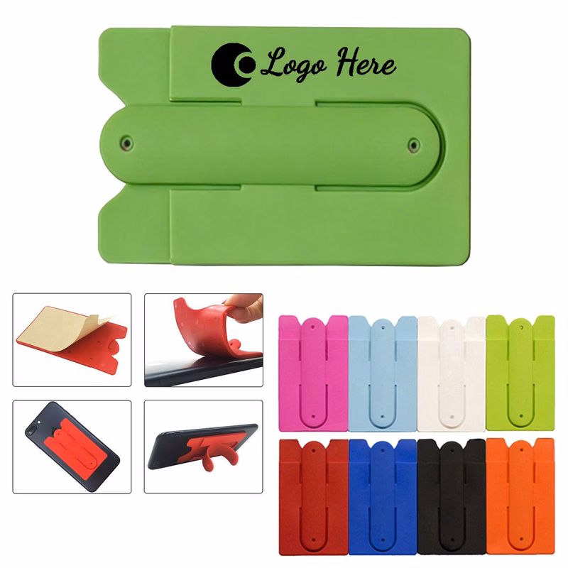 Silicone Phone Card Holder Stand