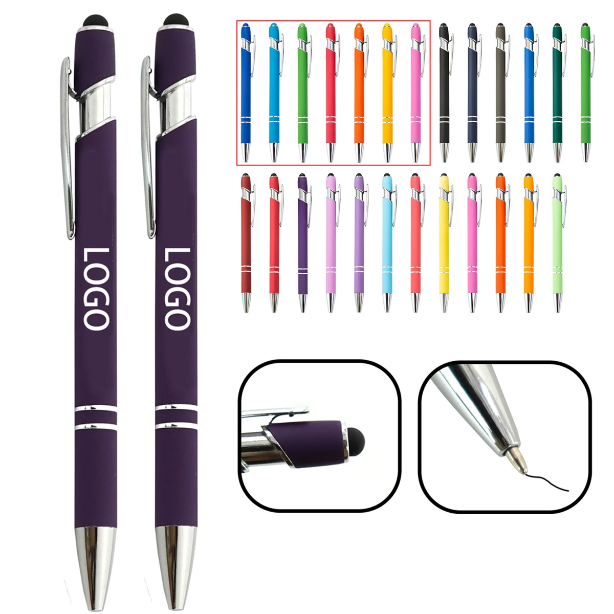 Premium Metal Soft-Touch Stylus for Tablets and Phones 1