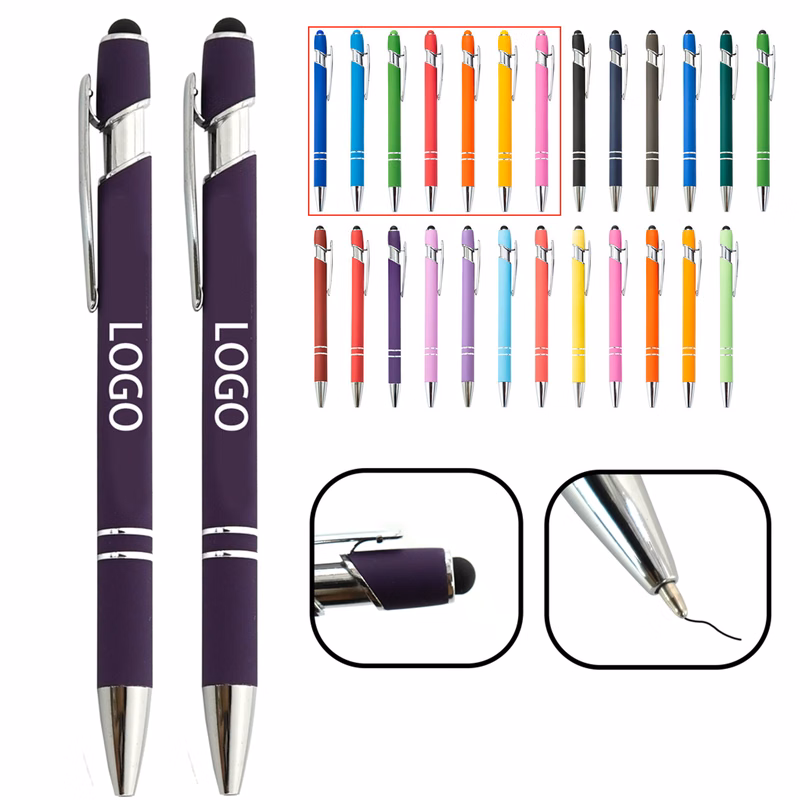 Premium Metal Soft-Touch Stylus for Tablets and Phones