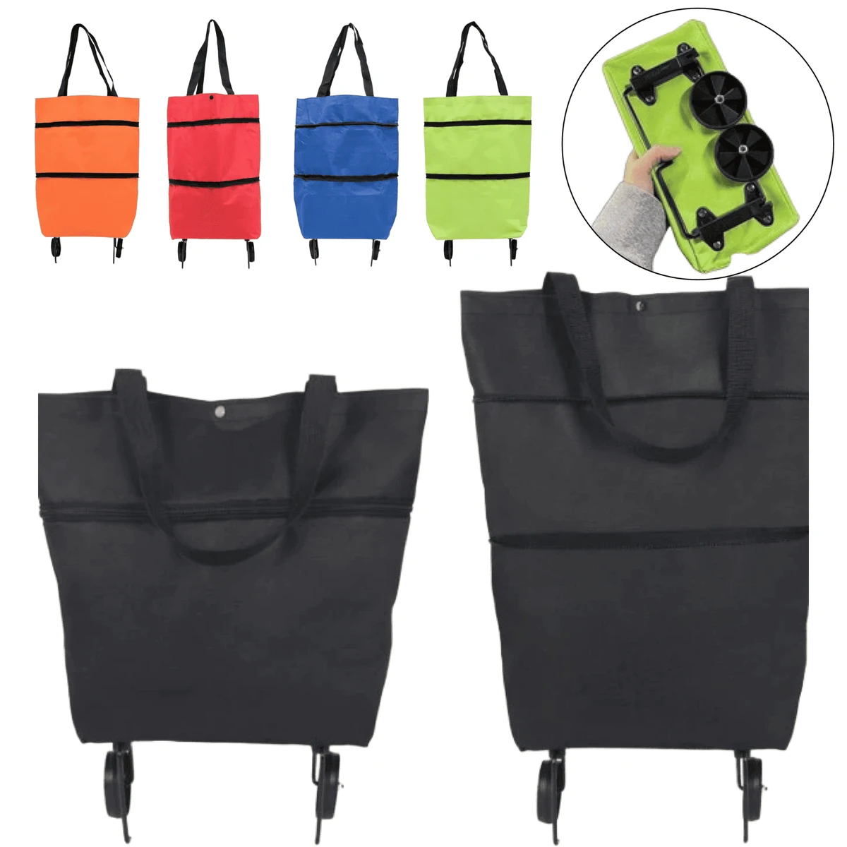 Telescoping Grocery Cart Bag 1