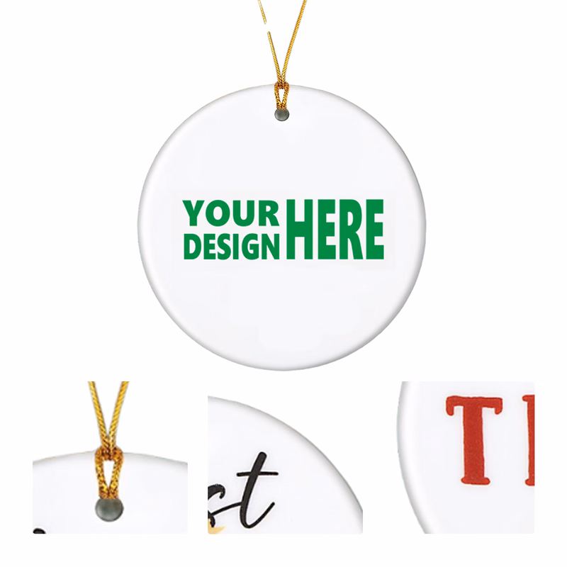 MOQ50 Acrylic Personalized Hanging Ornament for Decoration