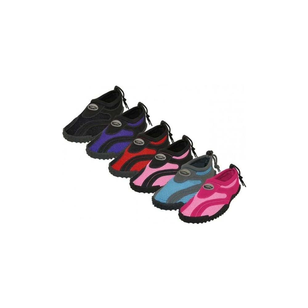 Women's Aqua Sock Shoes - Size 5-10 Rubber Bottom 1