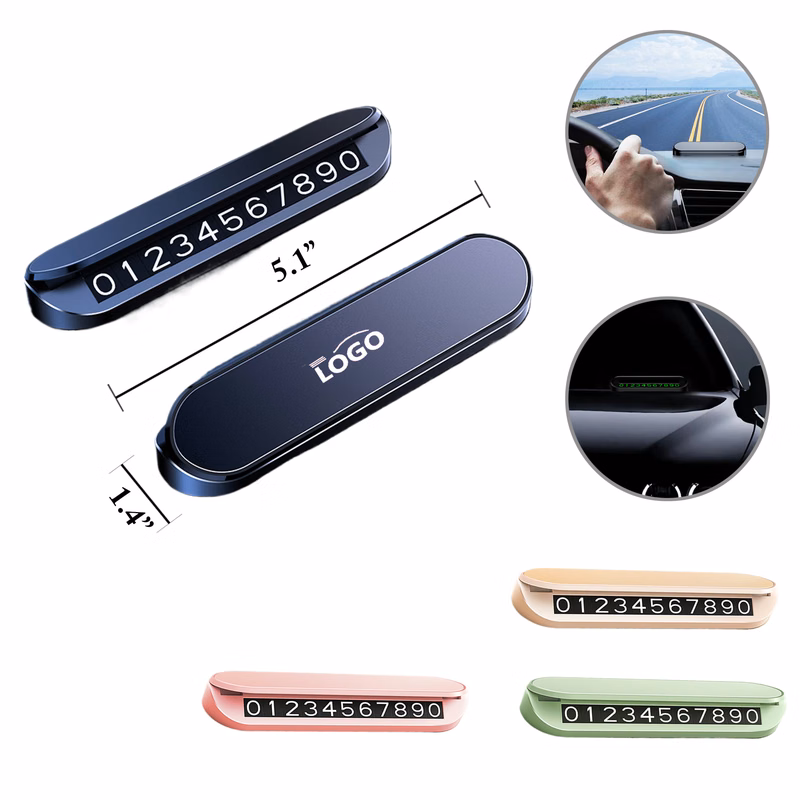 MOQ100 Car Temporary Parking Card Interior Decor