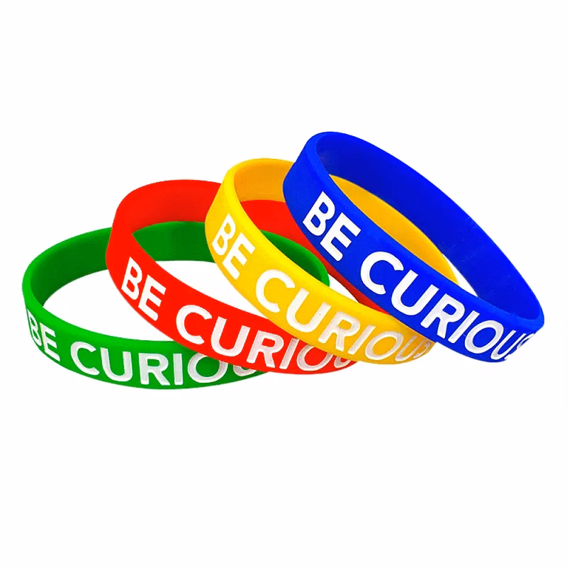 8" Circumference Silicone Wristband