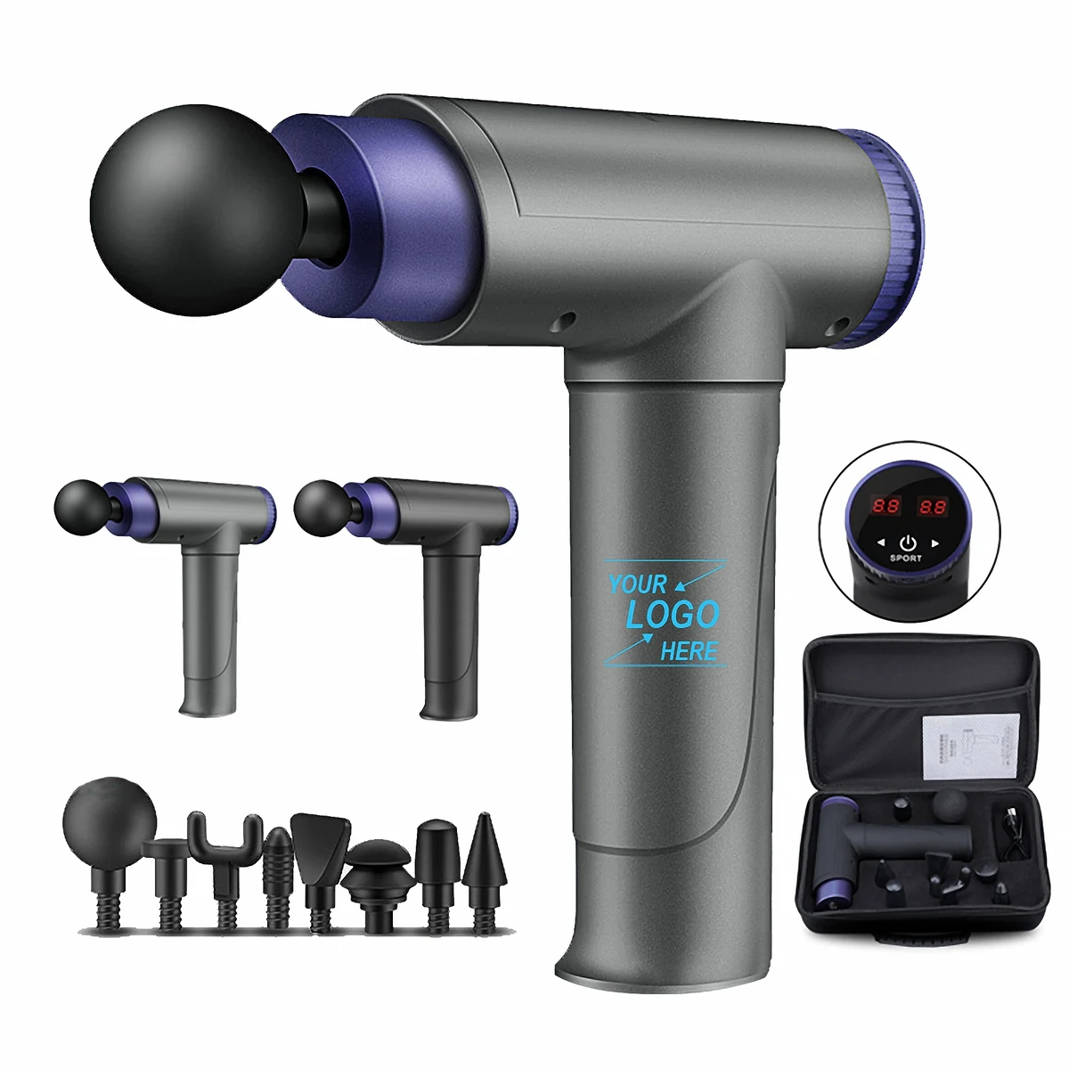 32-Speed Electric Muscle Massager Gun for Deep Tissue Therapy 1
