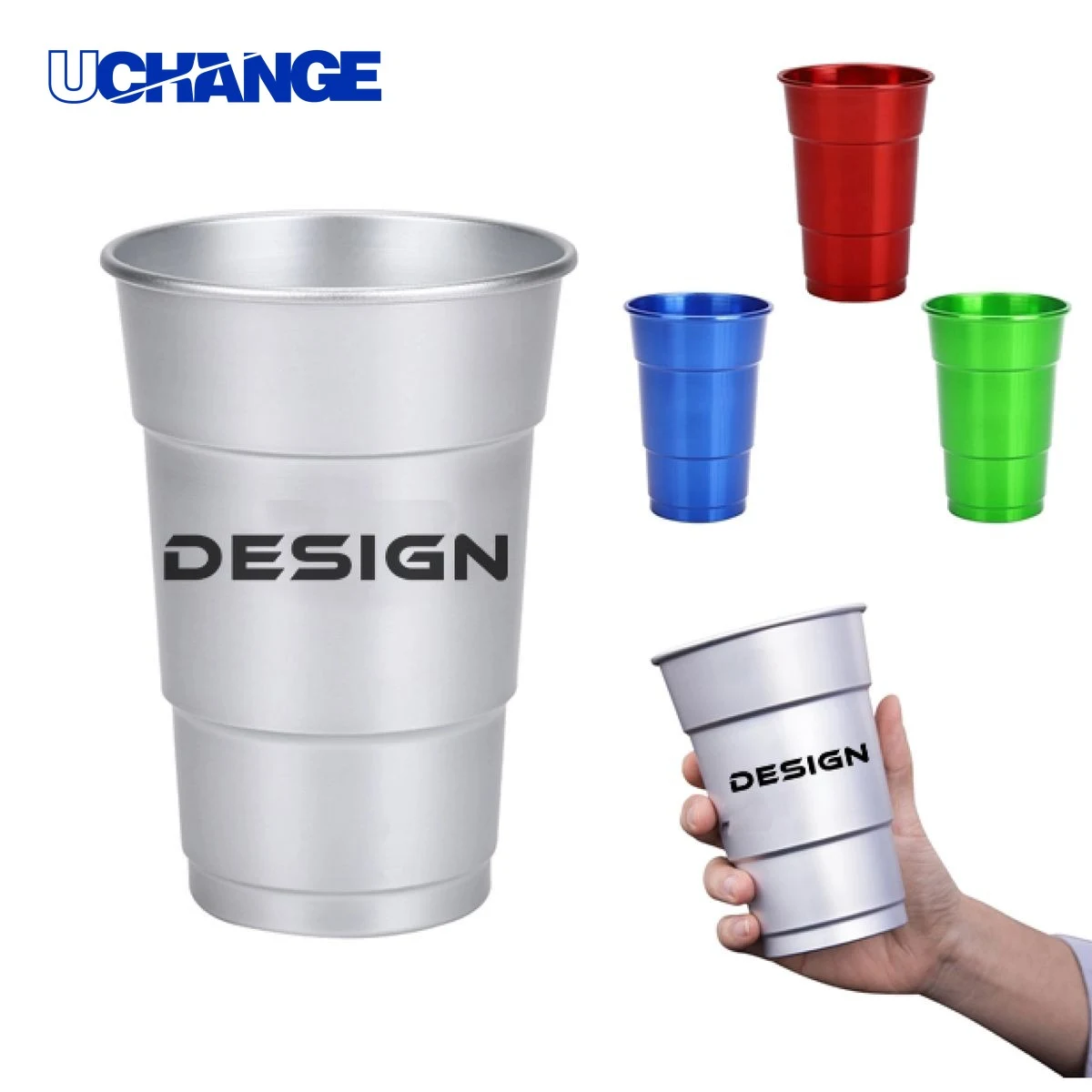 Aluminum Drinking Cup Container (17oz) 1