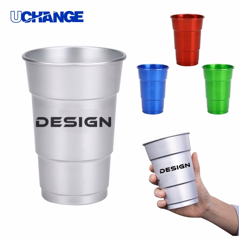 Aluminum Drinking Cup Container (17oz)