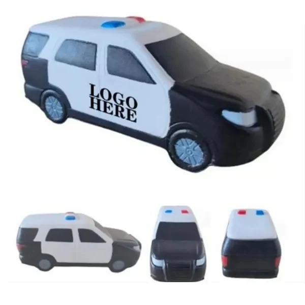 Custom Police SUV Foam Stress Ball — 4.13 Law Enforcement Community Safety Gift 1