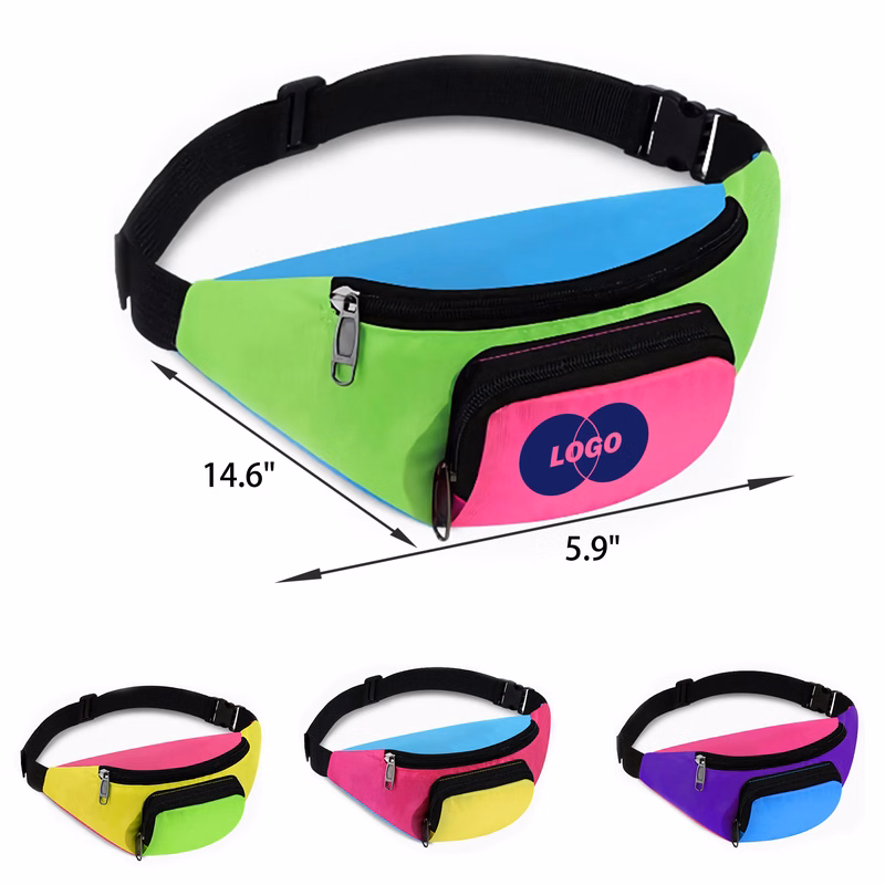Durable Colorful Outdoor Sports Oxford Waist Bag